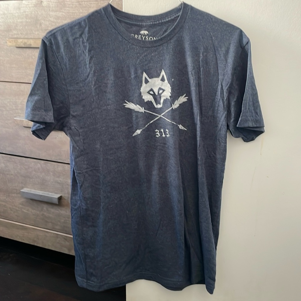 Limited Edition Medium Greyson Detroit 313 Navy T Shirt